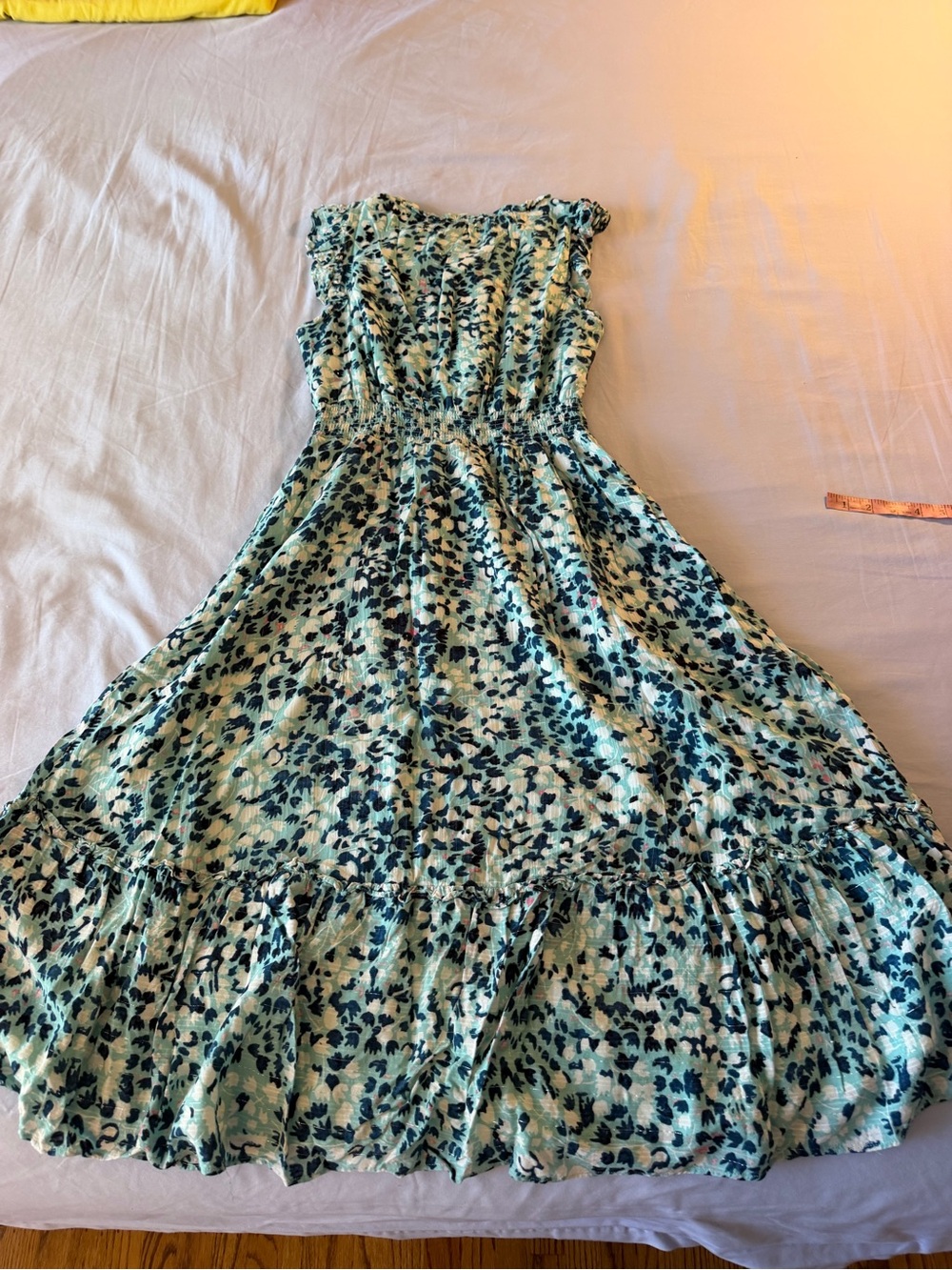 LOFT Mint Green Floral-Accent Top - Picture 7 of 9